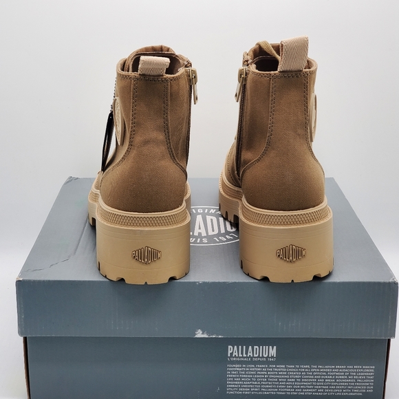 Original Palladium Pallabase Twill Boots Sz9 Womens New - Picture 6 of 7
